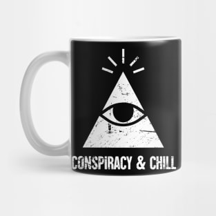 Conspiracy Theory Graphic For Conspiracy Theorist Mug